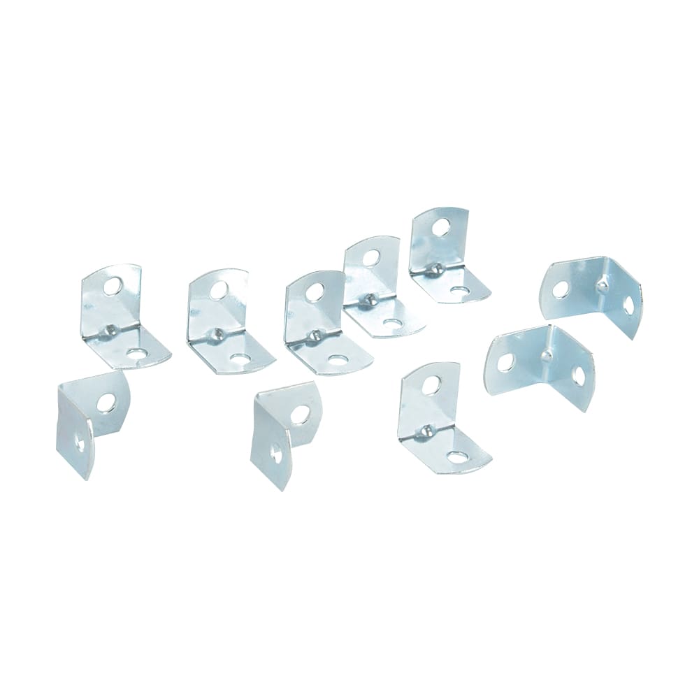 Équerres métalliques pour comptoirs 3/4 po Pqt/10