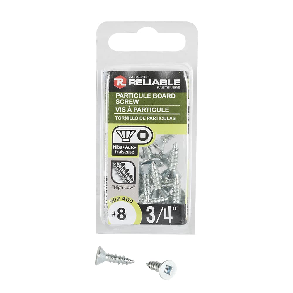 Vis à particule 3/4 po n° 8 T.P. Pqt/20