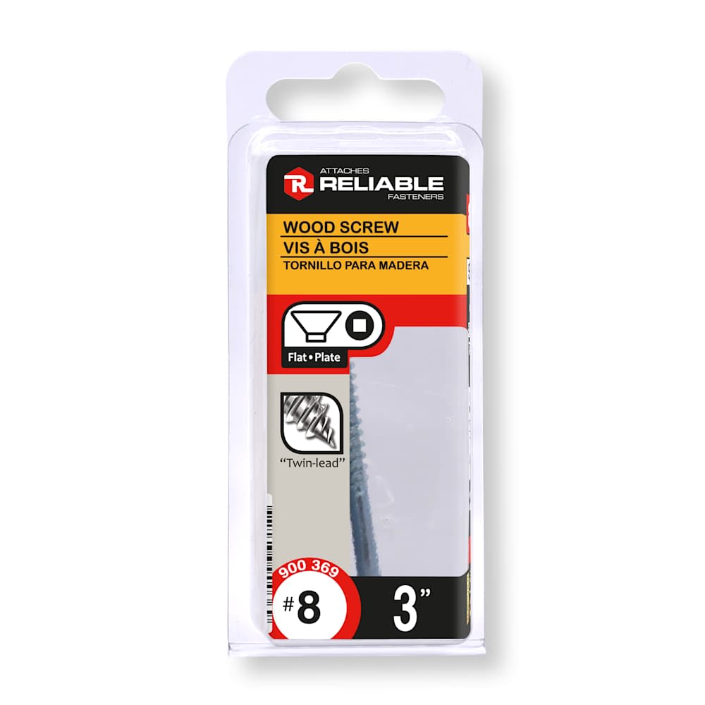 Vis à bois 3 po n° 8 T.P. Pqt/8