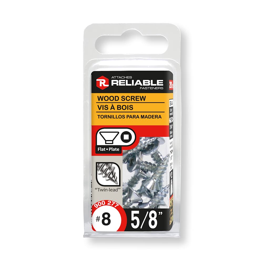 Vis à bois 5/8 po n° 8 T.P. Pqt/20