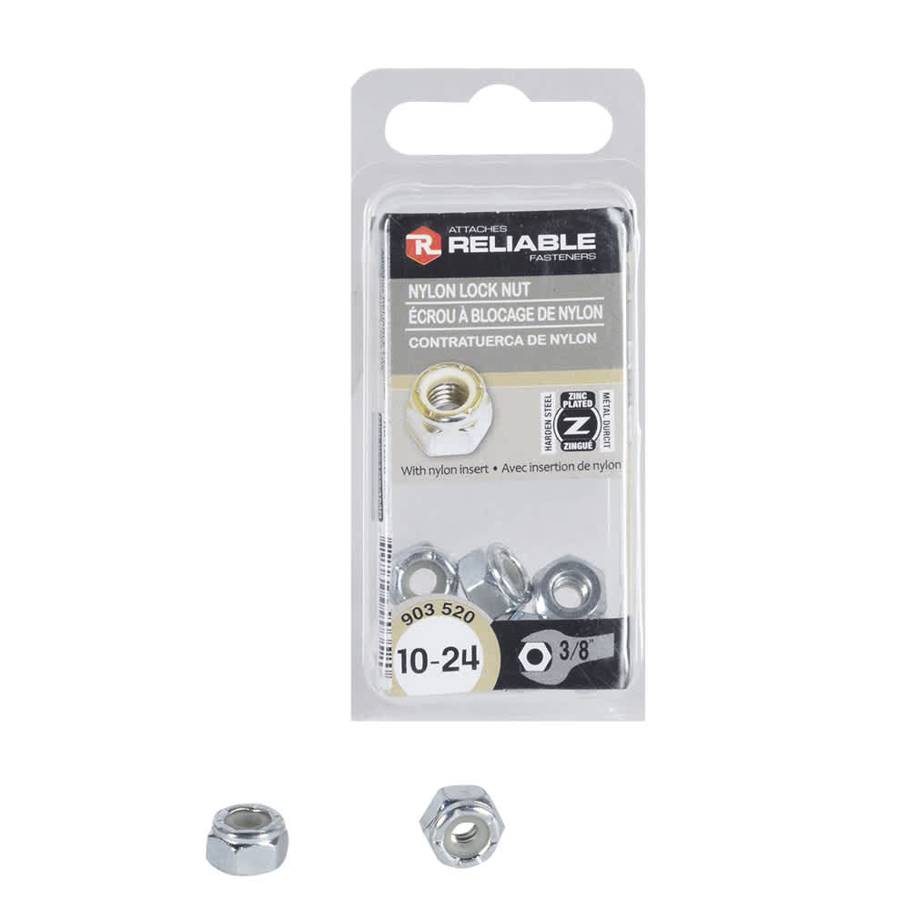 Écrous de blocage 10-24 Pqt/8