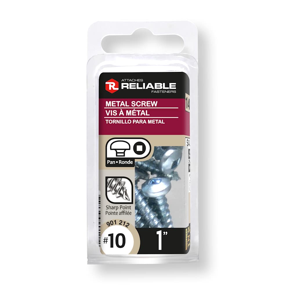 Metal Screws 1 in. n° 10 Pkg/14