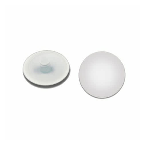 Caches-vis en plastique pour vis carrée n° 8 blancs Pqt/25