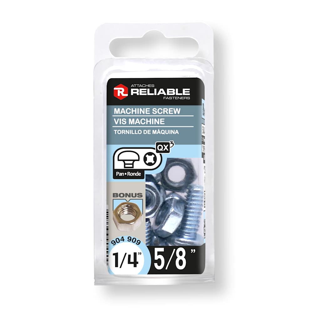 Machine Bolts 1/4-20 x 5/8 in. Pkg/8 - Canac