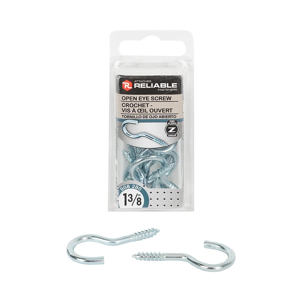 Crochets à visser 1 3/8 po Pqt/10