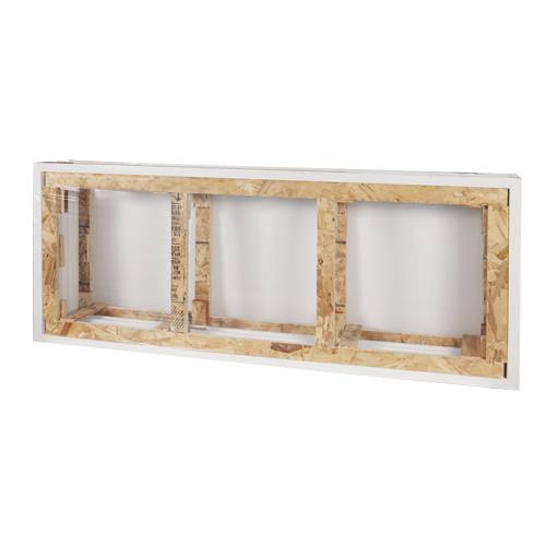 Foundation Window Frame (3-Section) 56 in. x 24 in. x 10 in.