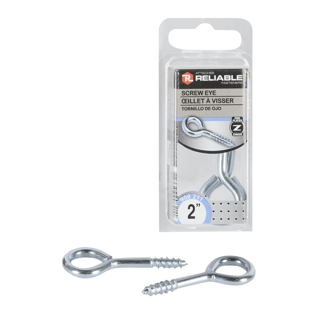 Pitons vissés 2 po Pqt/4