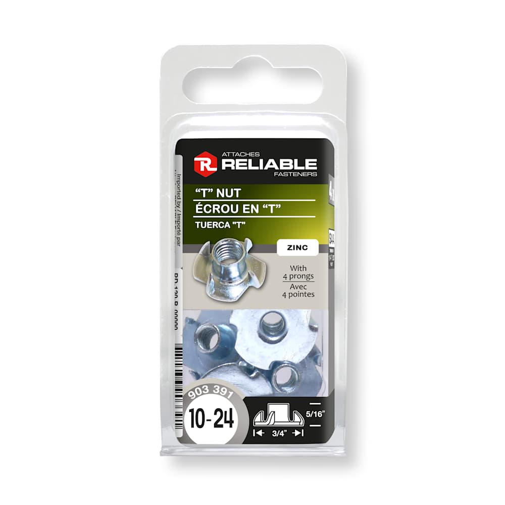 Écrous en T 10-24 Pqt/4