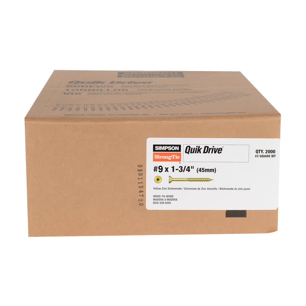 Vis à sous-plancher Quik Drive 1&nbsp;3/4&nbsp;po