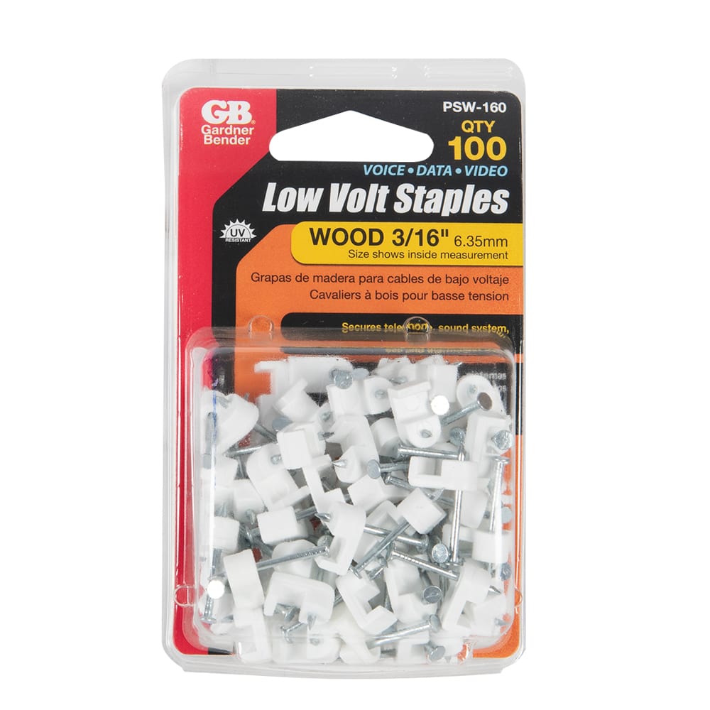 Attaches pour fil de téléphone Pqt/100