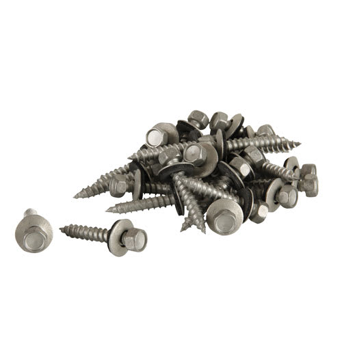 1 1/2 in., n° 14 Galvanized Sheet Metal Screws Box of 100