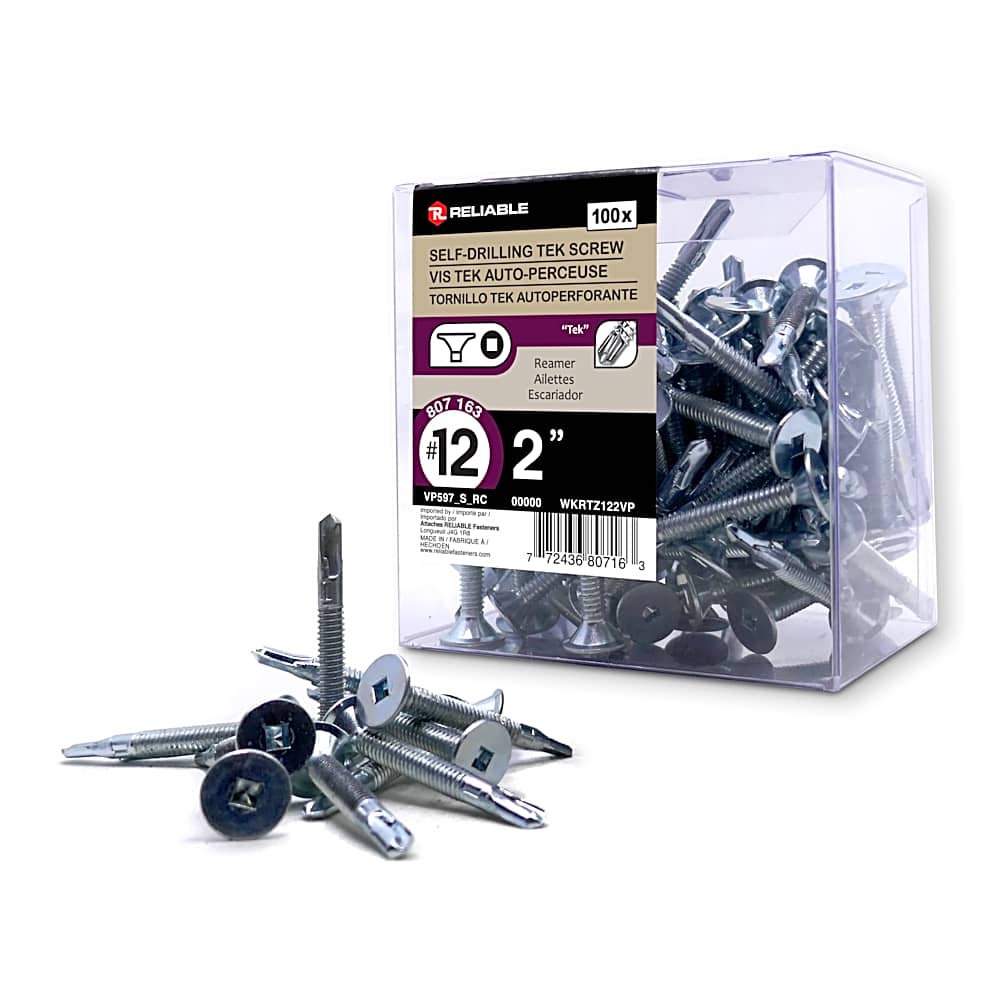 Self-Drilling Metal Screw 2 in. n° 12 Pkg/100