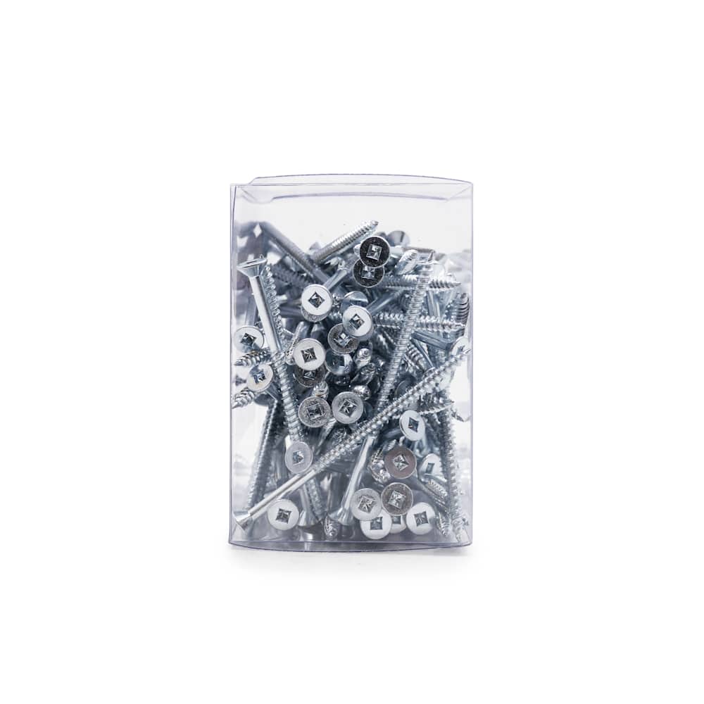 Flat Head Wood Screws 2 1/2 in. n° 6 (100-Pack)