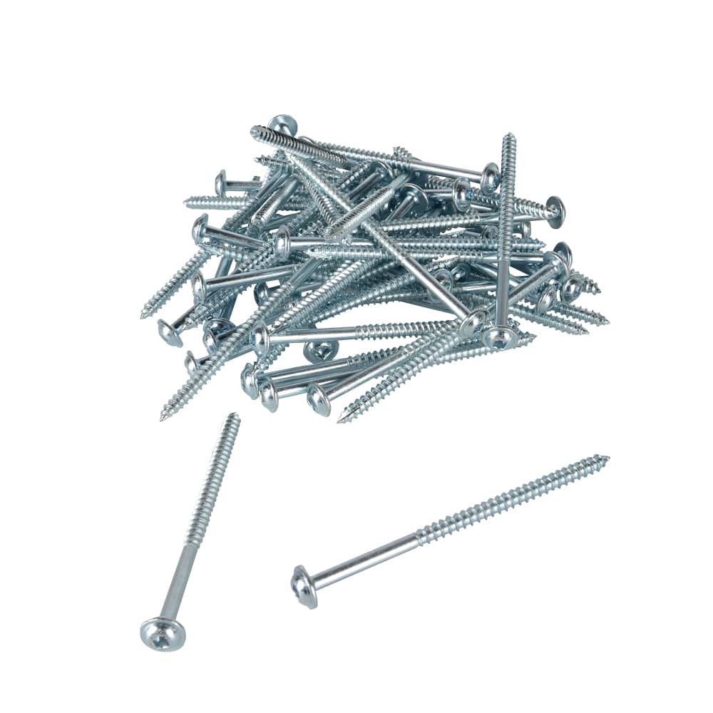 Vis à bois avec rondelle 3 po n° 8 T.R. Pqt/100