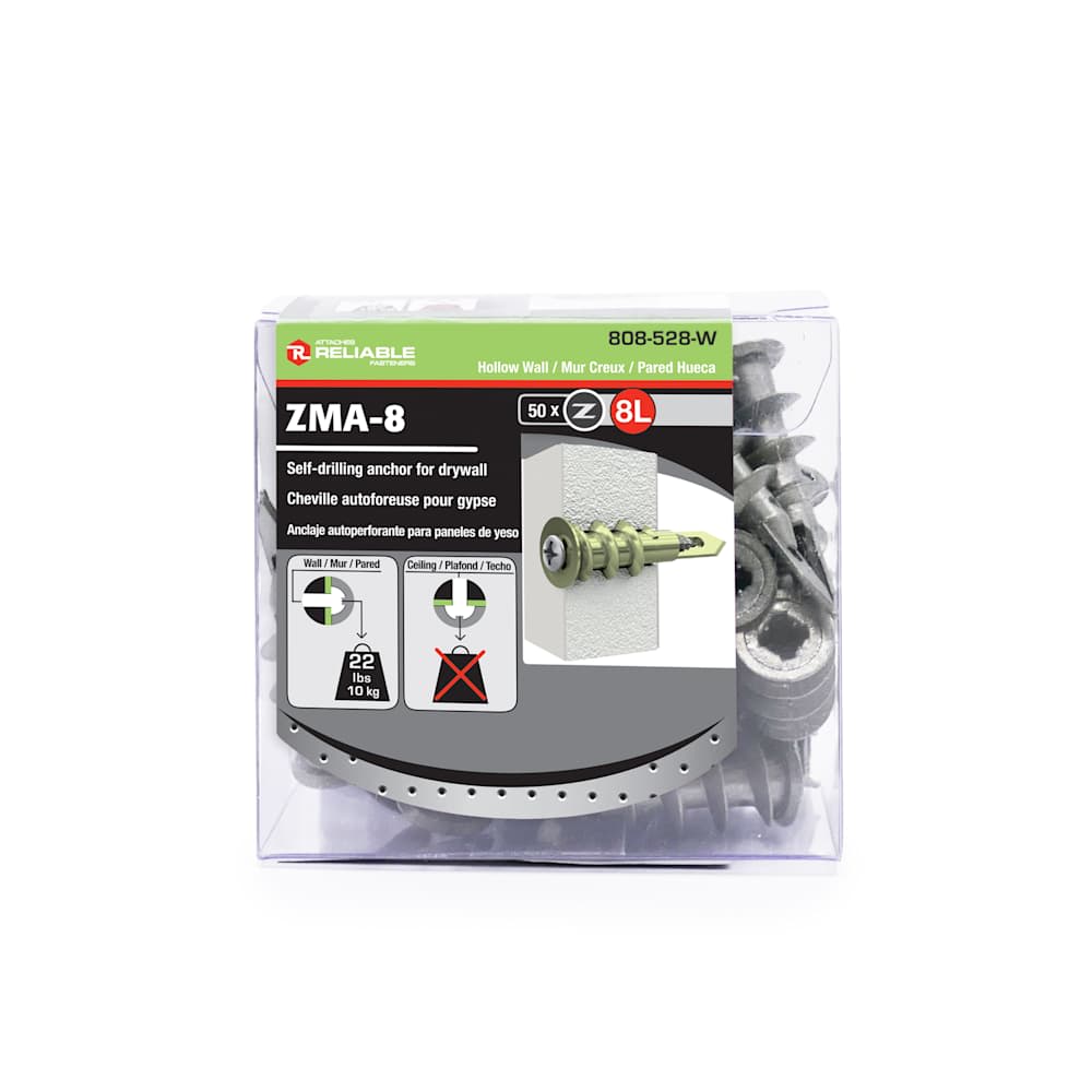 Metal Anchor Dowels n° 8L Pkg/50