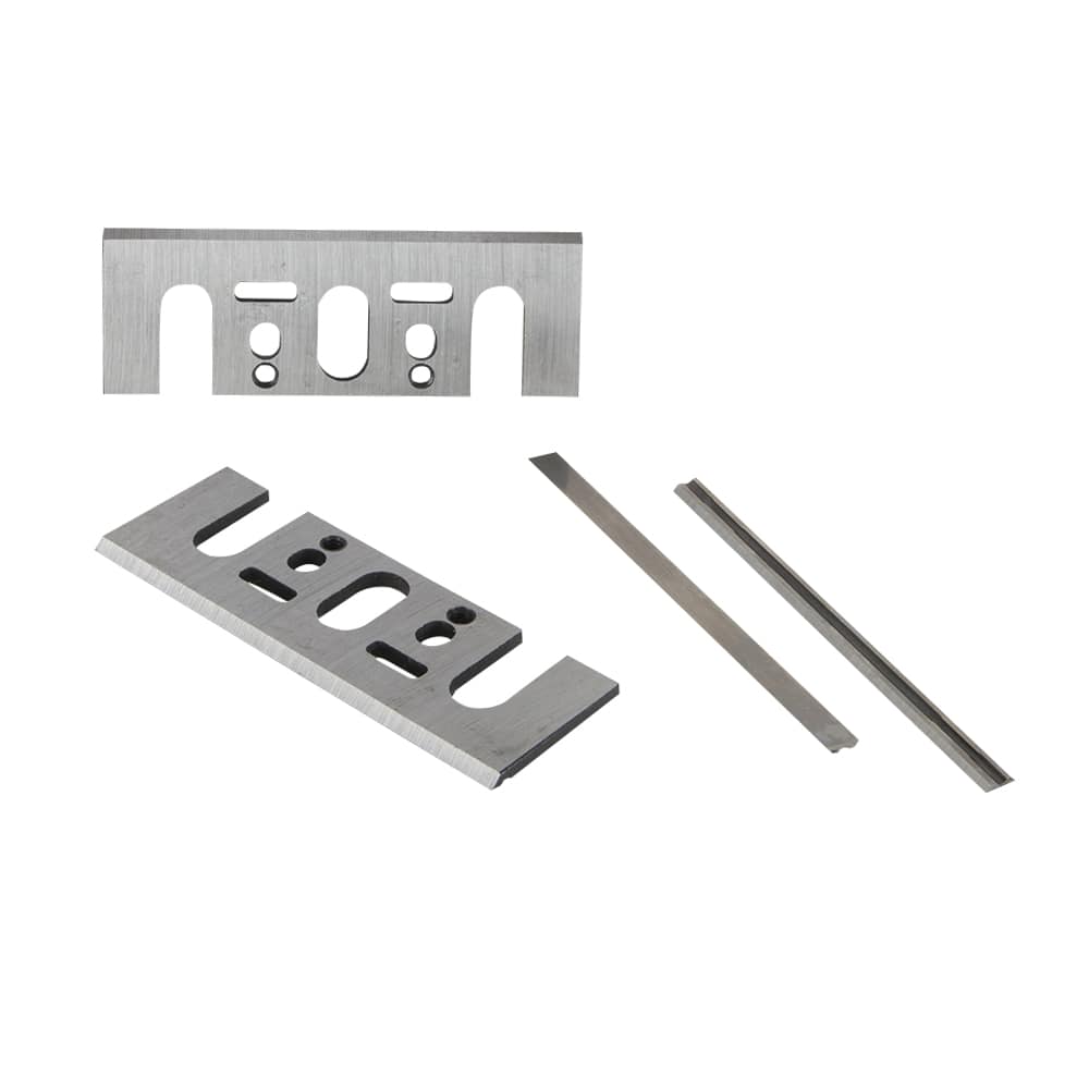 Lames au carbure et plaquettes pour rabot électrique Pqt/2 MAKITA