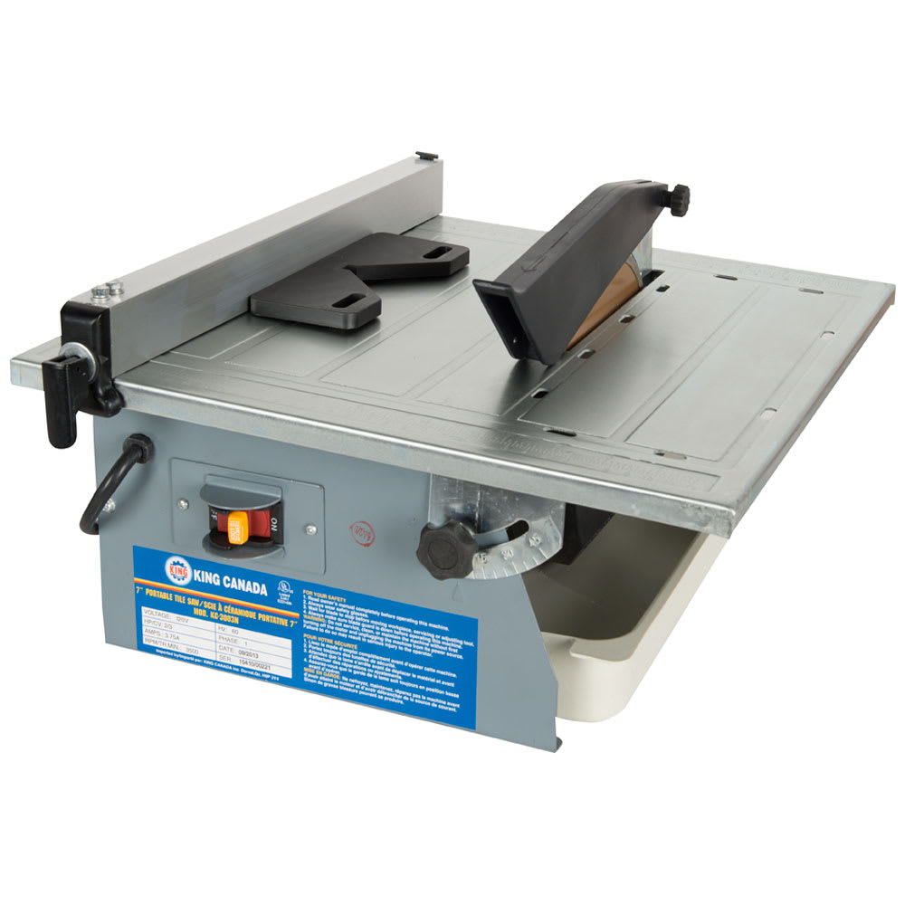 Scie à céramique portative 7 po