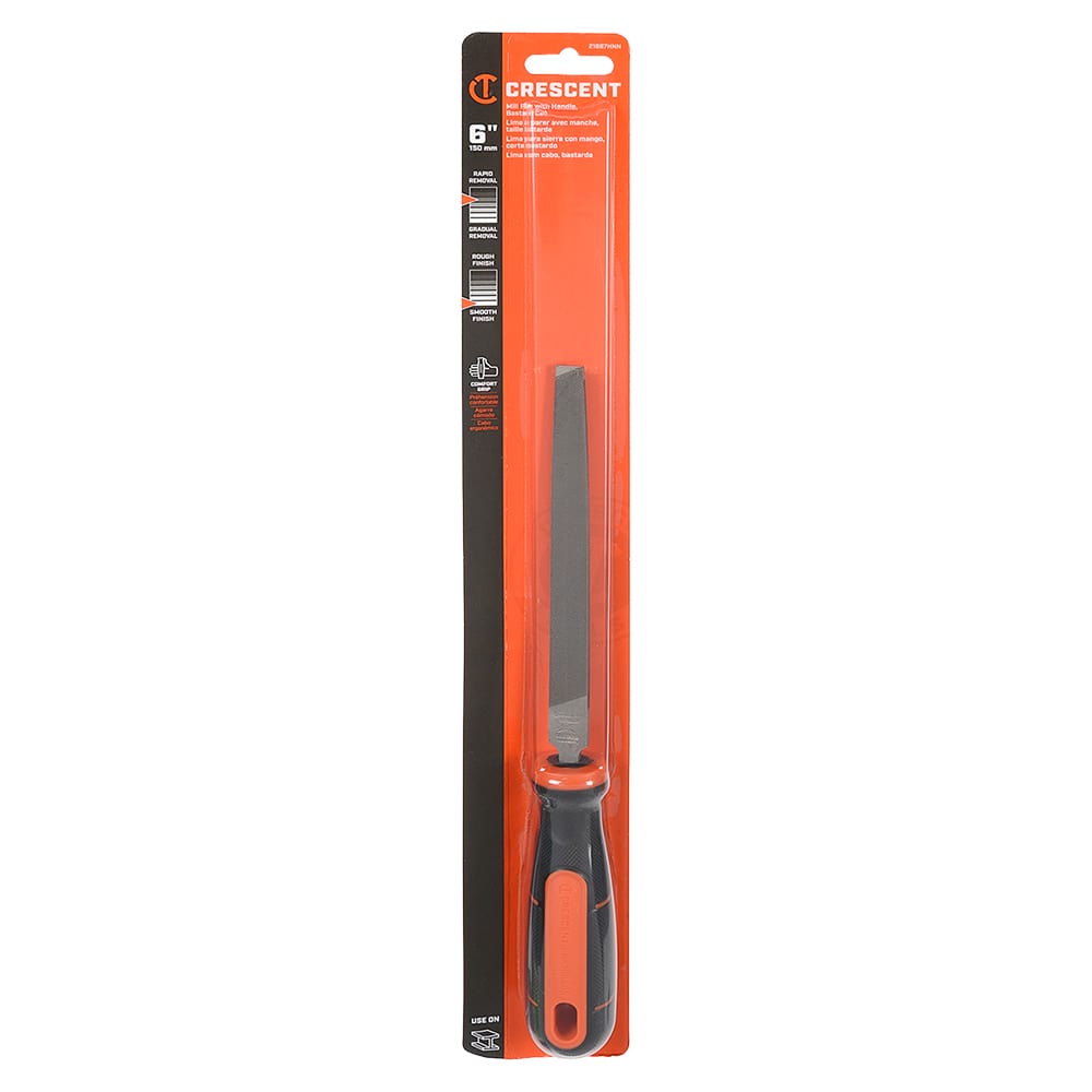 Bastard-Cut Mill File - 6 in.