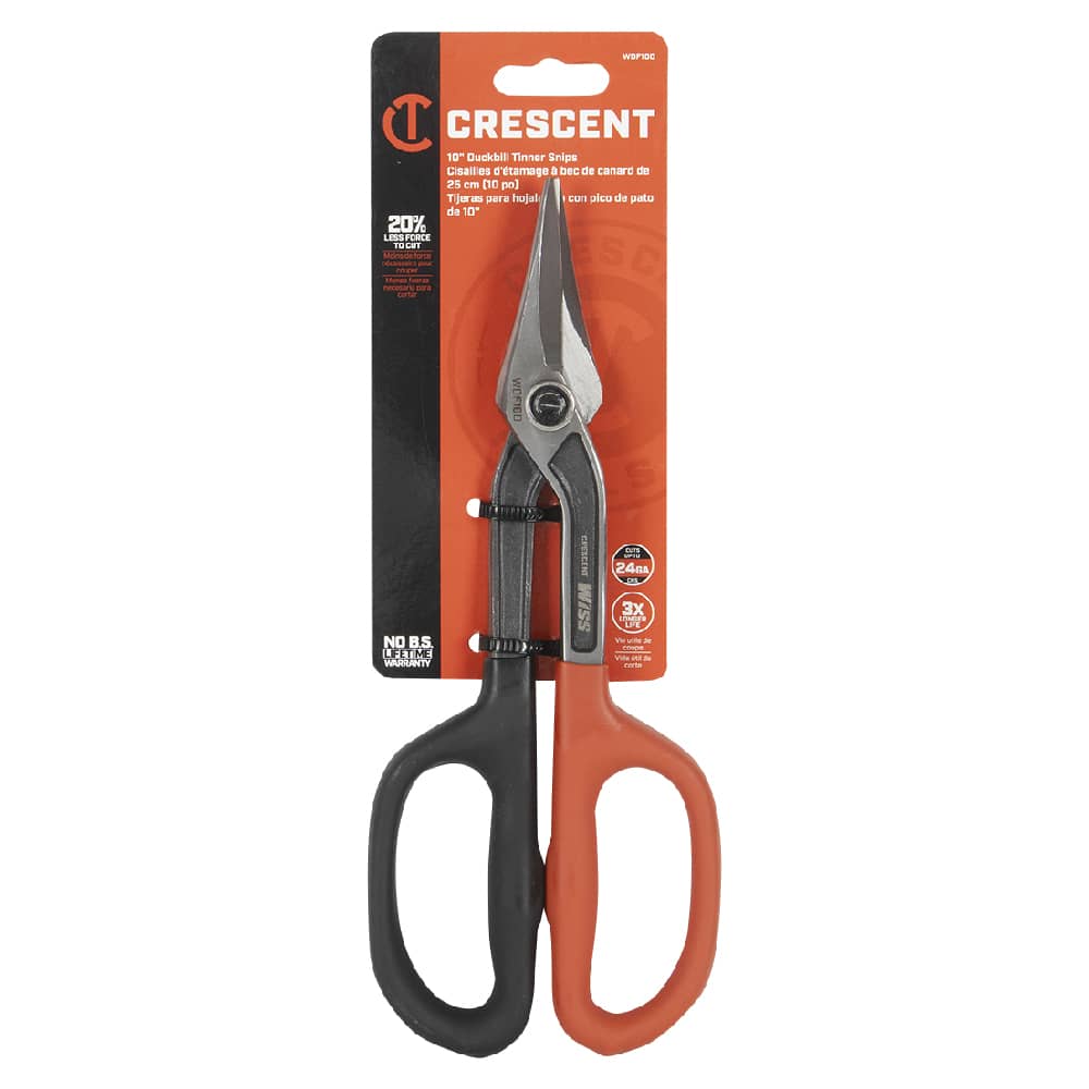 Cisailles à tôle 10 po (Type ferblanterie)