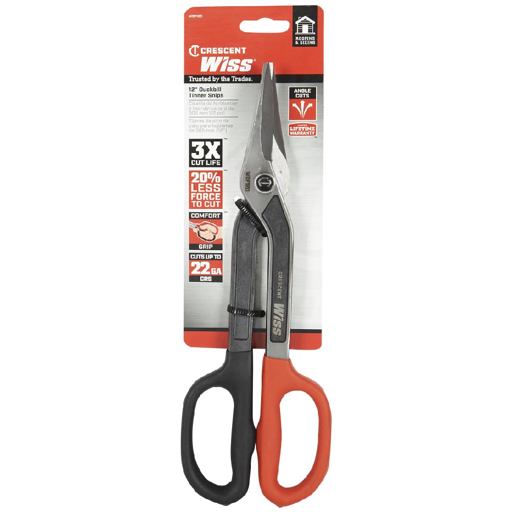 Cisailles à tôle 12&nbsp;po (Type&nbsp;ferblanterie)