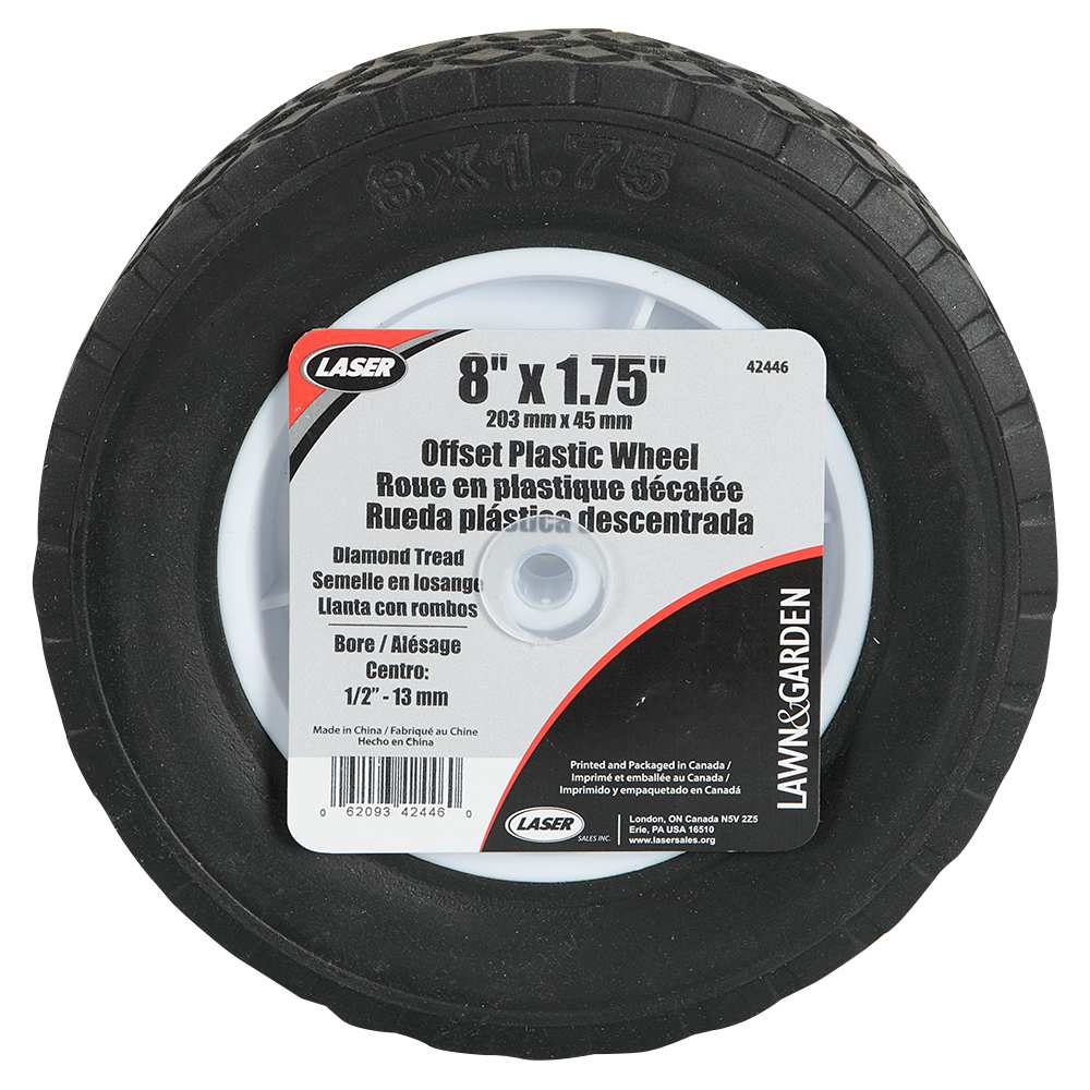 Roue de tondeuse 8 po