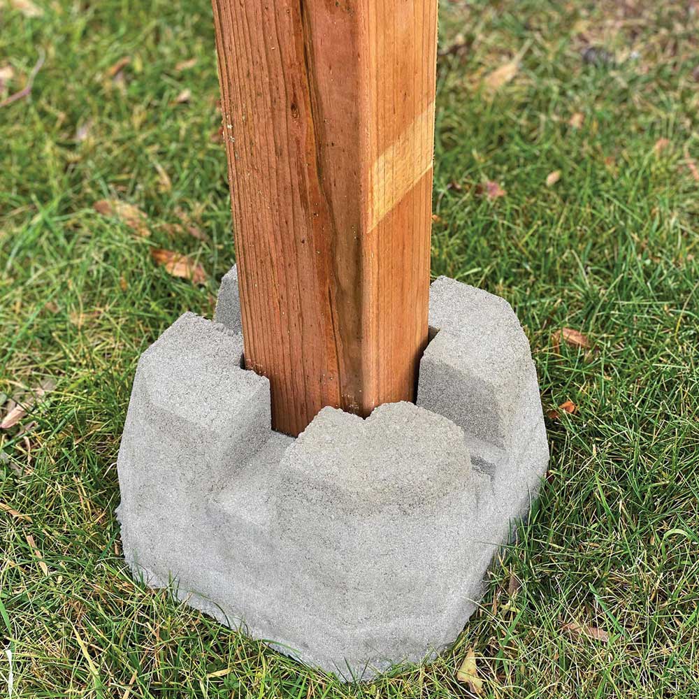 Base en béton Patio bloc 4x4