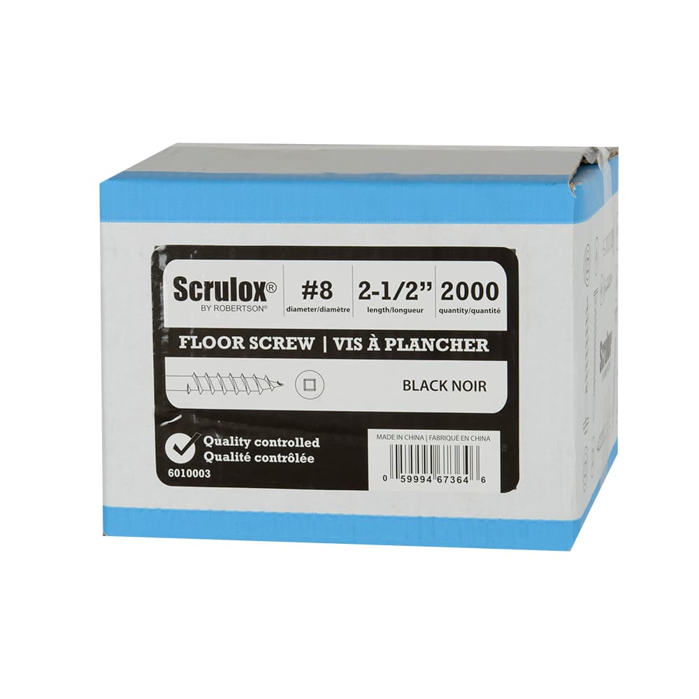 2&nbsp;1/2&nbsp;in. n° 8 Floor Screws Pkg/2000