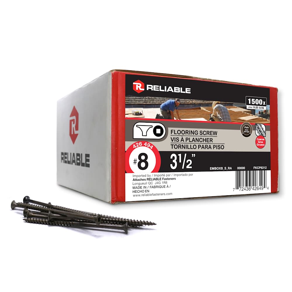 3&nbsp;1/2&nbsp;in. n° 8 Floor Screws Pkg/1500