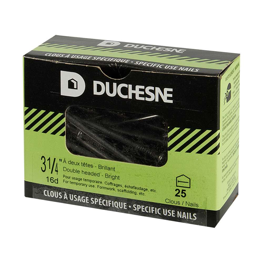 3-1/4 in. Double Headed Nails Pkg/25