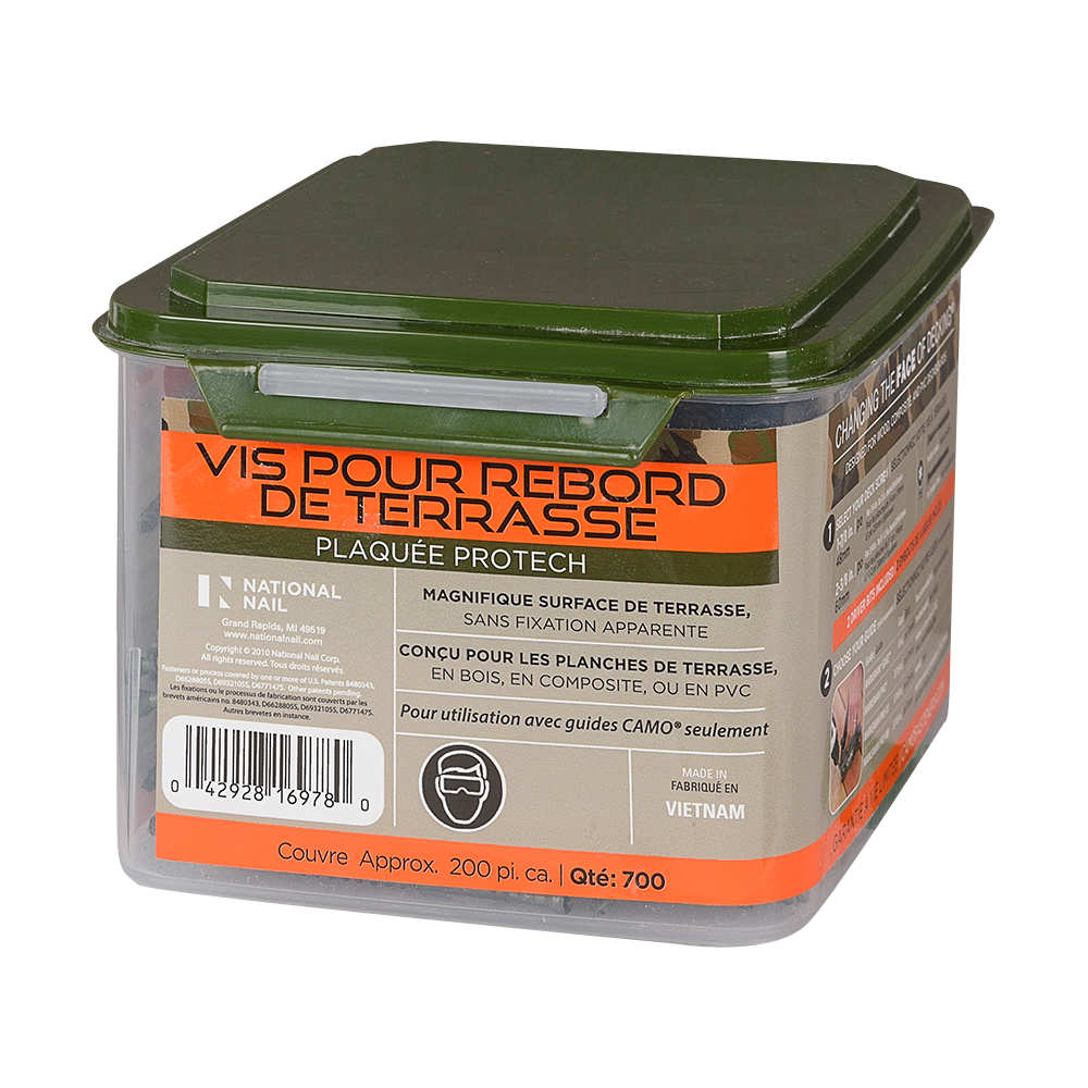 Camo Deck Screws 2 3/8 in. n° 7 Pkg/700