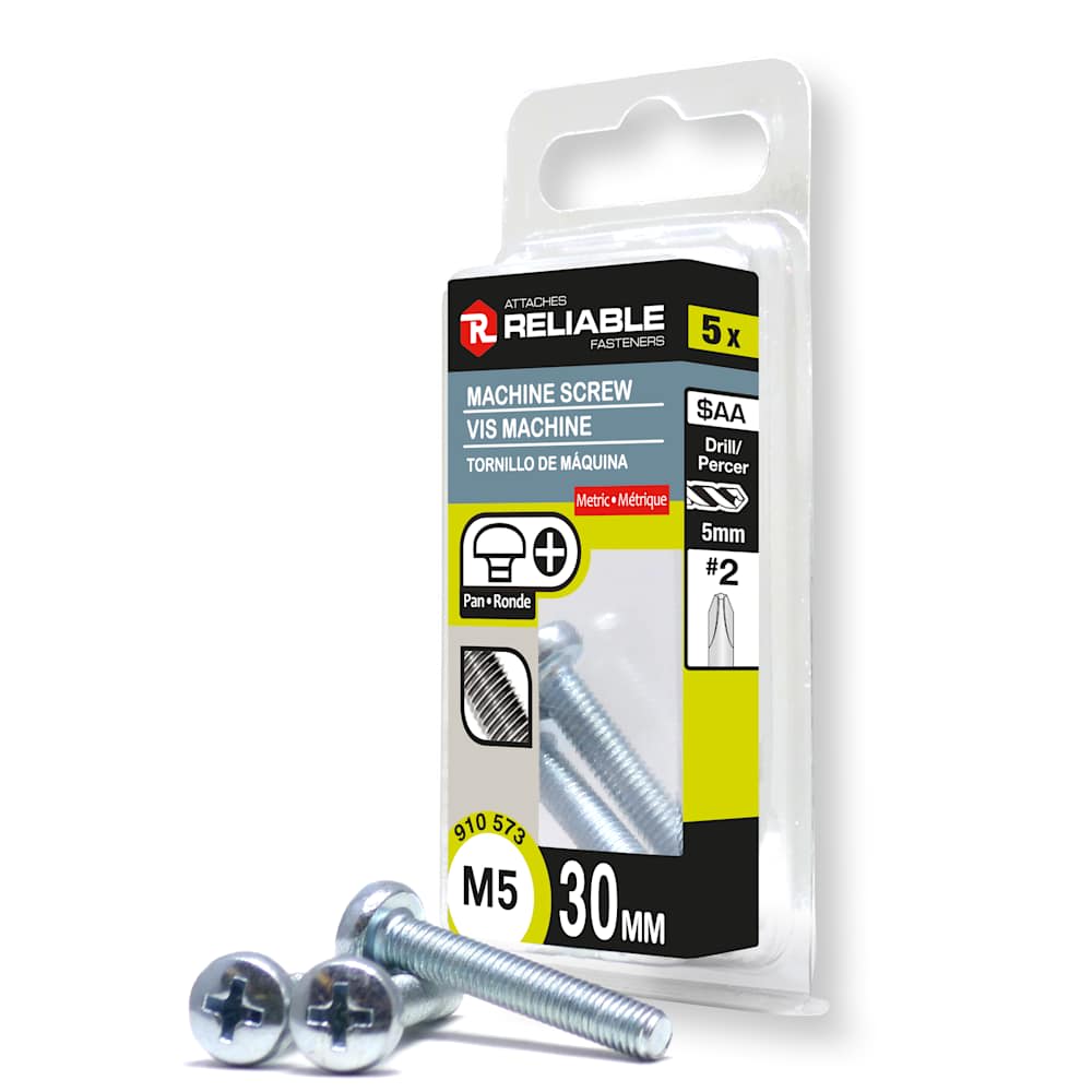 Machine Bolts M5, 30 mm Pkg/5