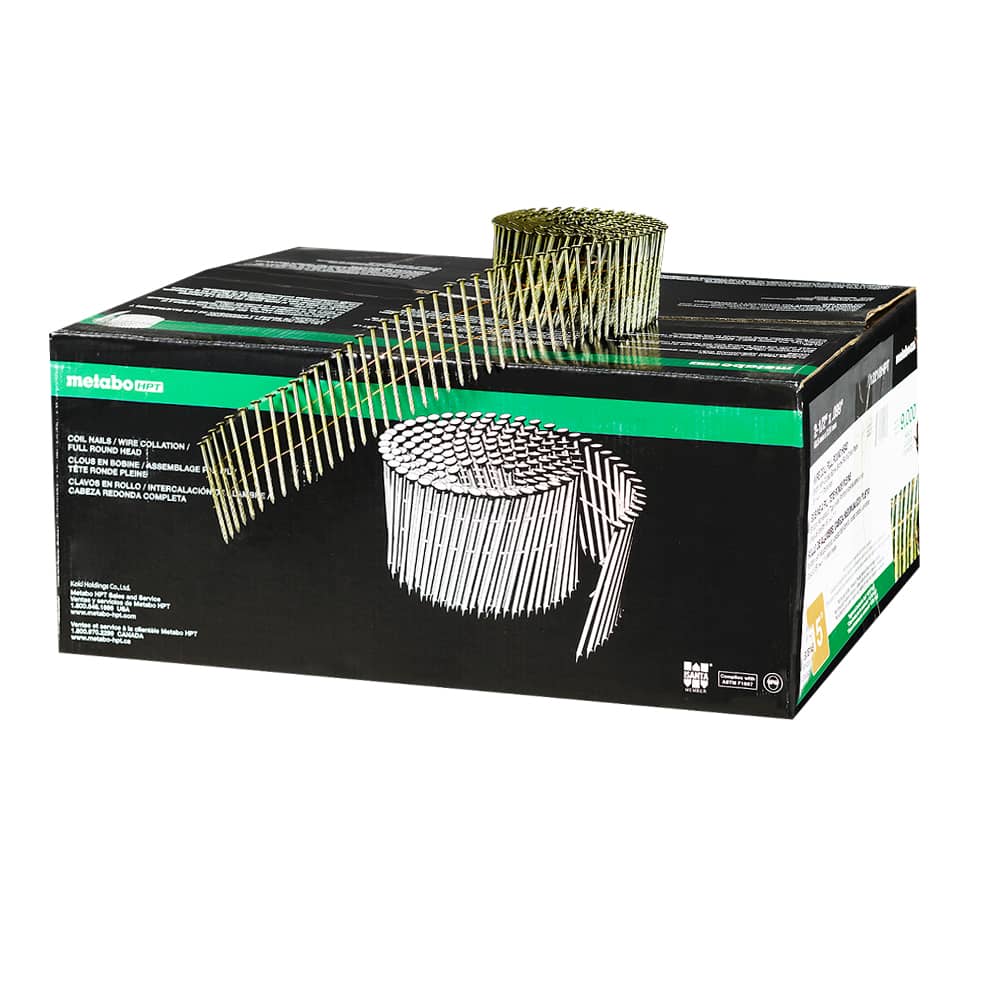 15° Coil Framing Spiral Nails 2-1/2 in. Pkg/9000