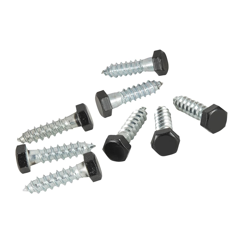 Boulons tire-fond noir 1/4 po x 1&nbsp;1/4&nbsp;po&nbsp;Pqt/8