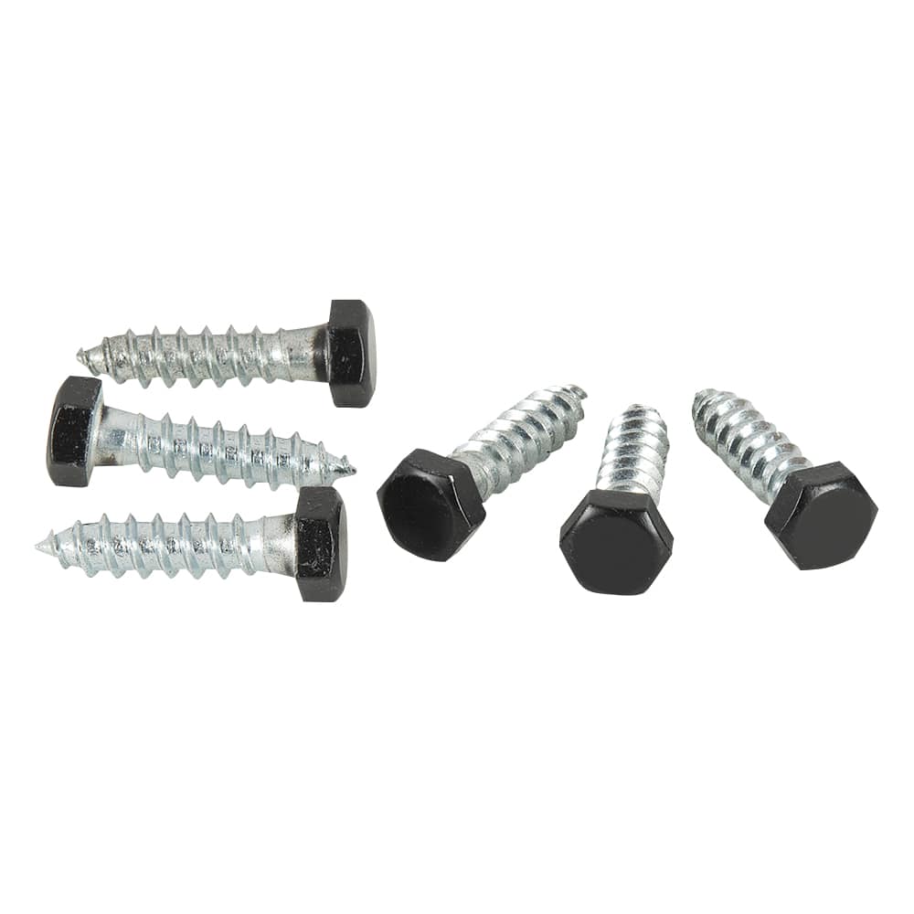 Black Lag Screws 5/16 in. x 1 1/2 in. Pkg/6