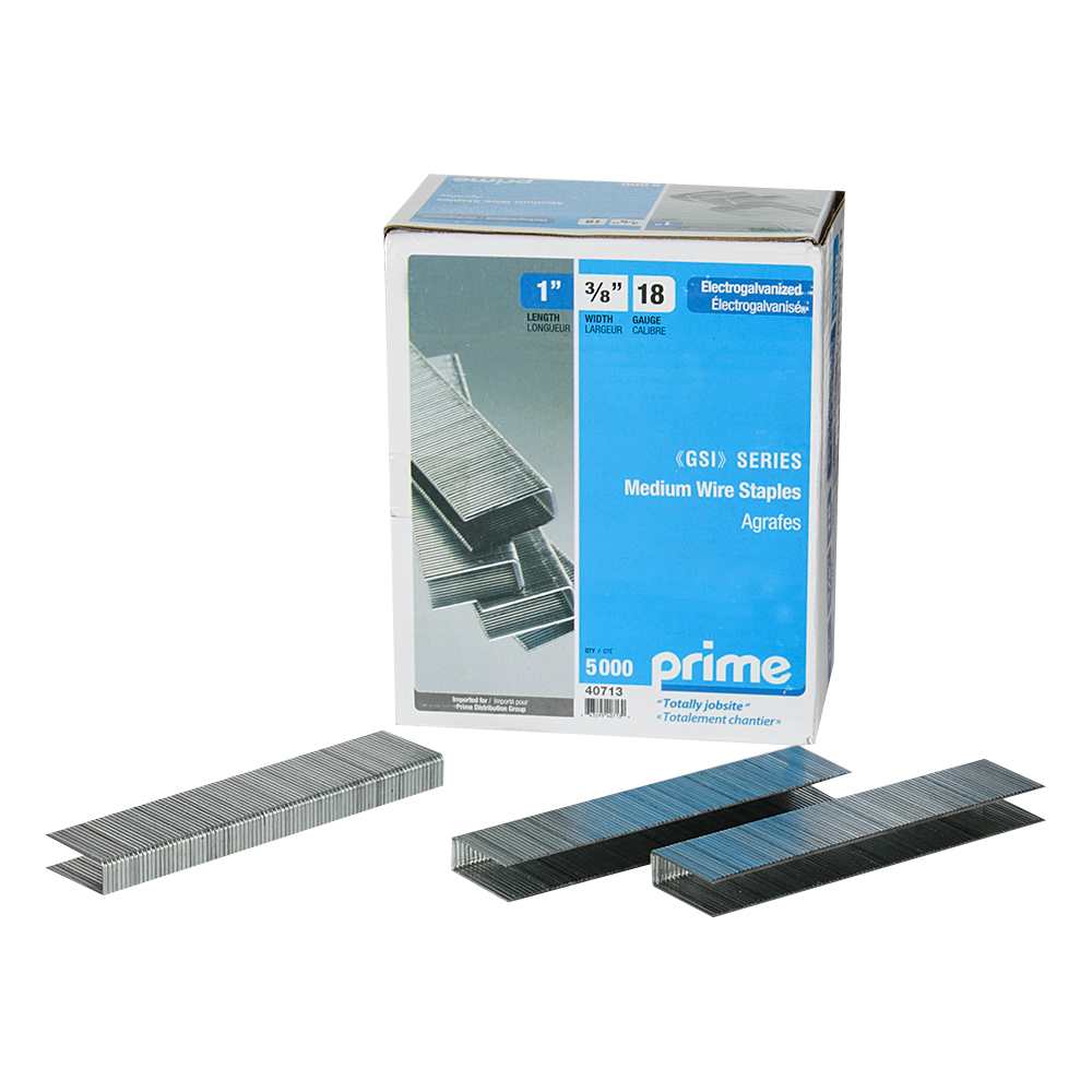 Agrafes moyennes 3/8&nbsp;po Pqt/5&nbsp;000