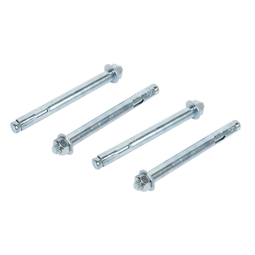 Douilles d'ancrage pour béton 5/16 po x 2 1/2 po Pqt/4