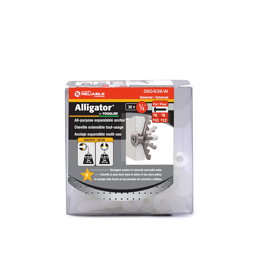 Alligator Anchor Dowels 1/4 in. Pkg/30
