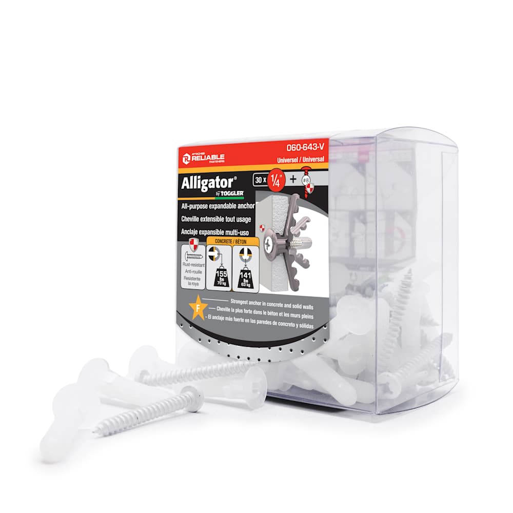 Alligator Anchor Dowels and Screws 1/4 in. Pkg/30