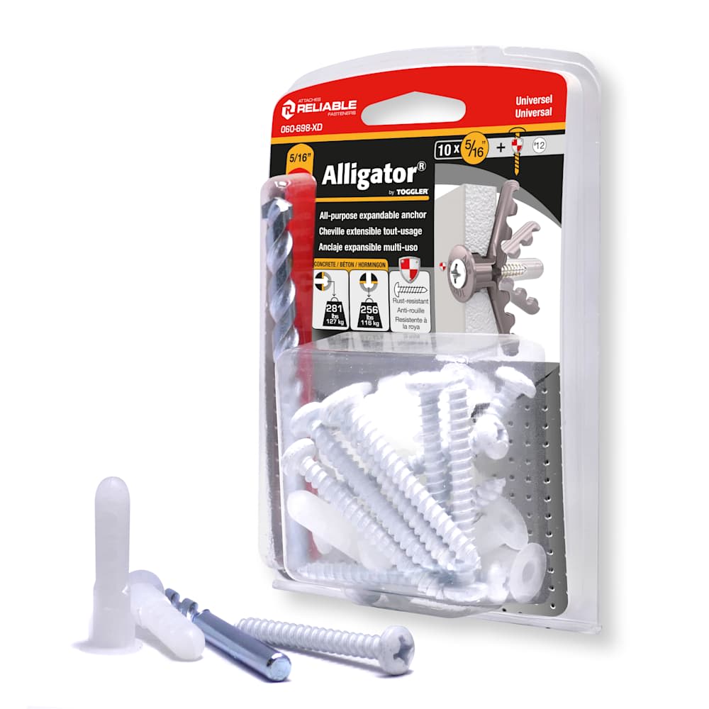 Set of Alligator Anchor Dowels 5/16 in. Pkg/10