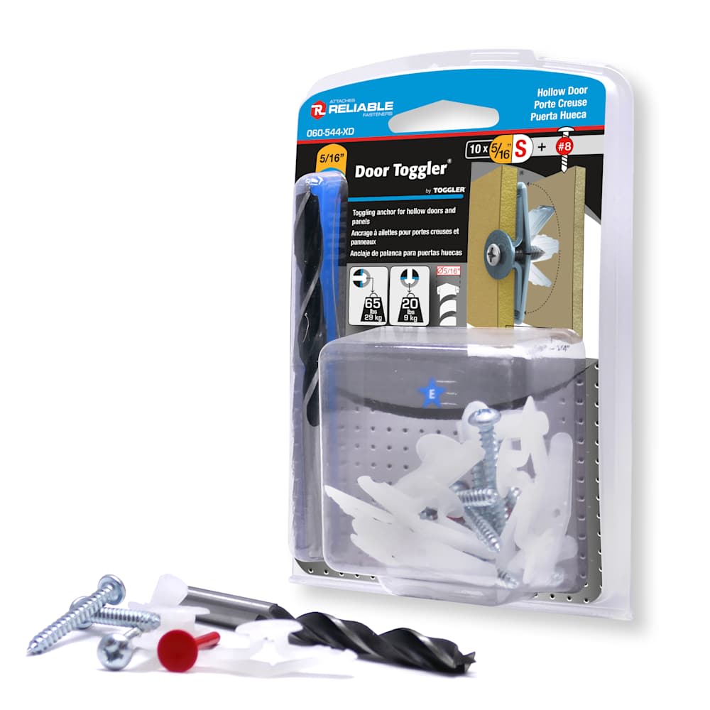 Ancrages à ailettes pour portes creuses et panneaux Pqt/10