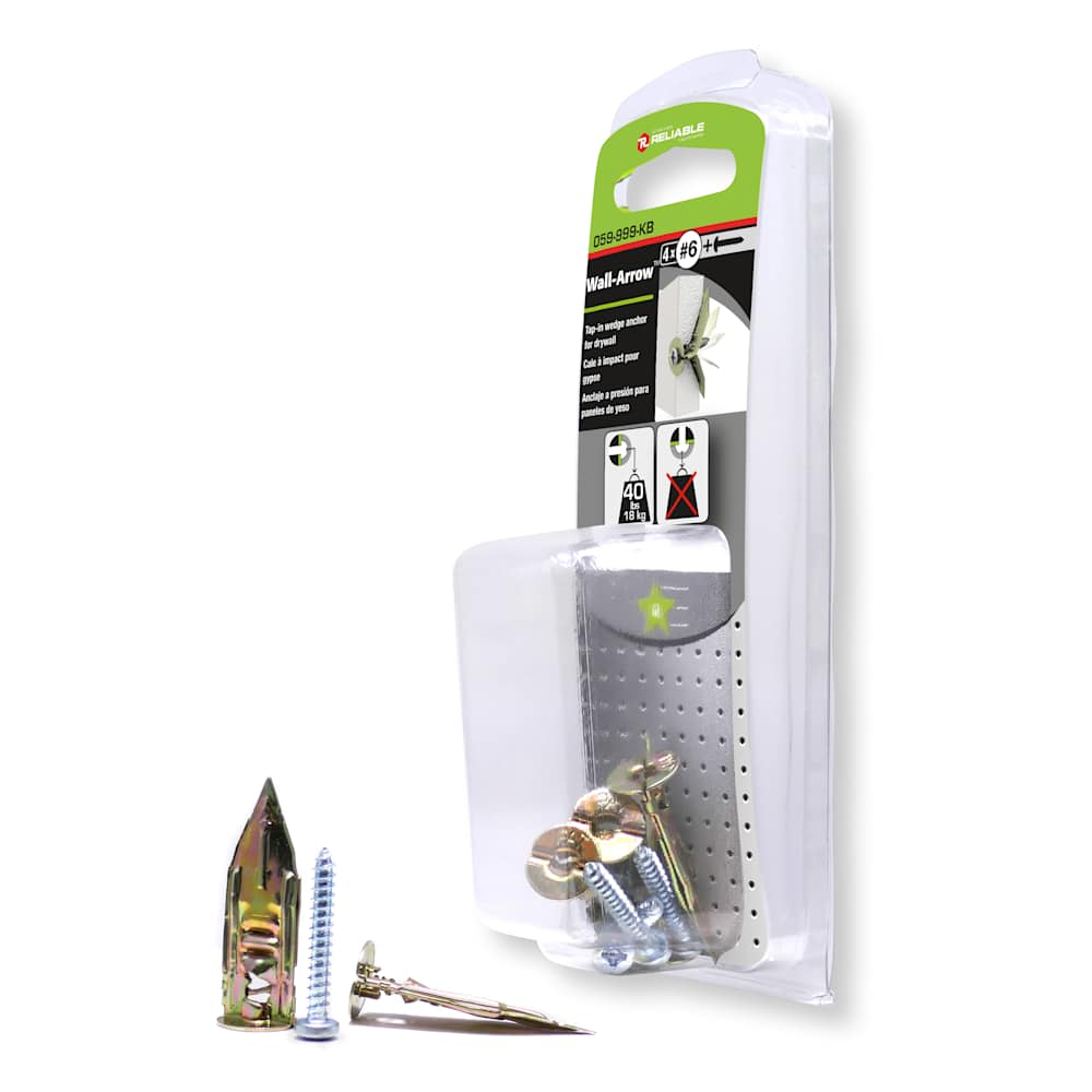 Cales à impact pour gypse Wall-Arrow Pqt/4