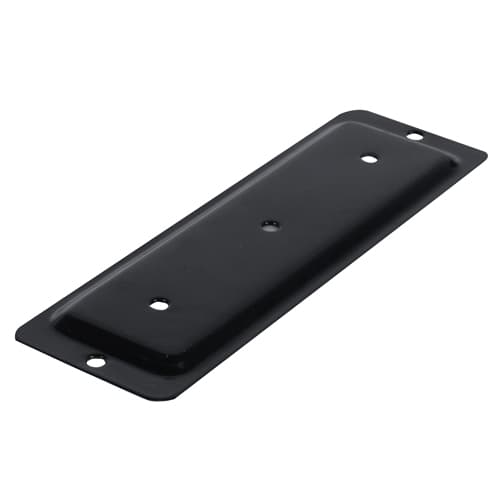 Plaque de fixation pour patio noir 2 po x 6 po PYLEX