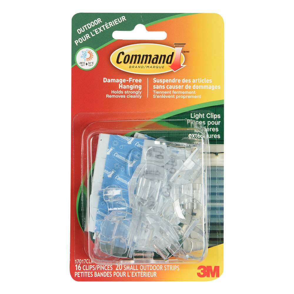 Pinces adhésives pour lumières Pqt/16 3M
