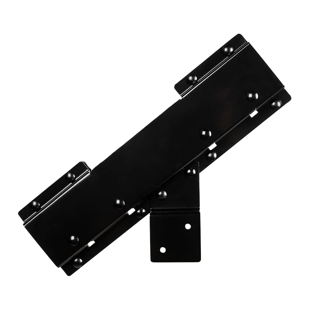 Connecteur pour limon d'escalier en acier noir PYLEX