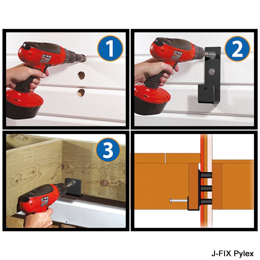 Étrier en J pour patio J-FIX PYLEX