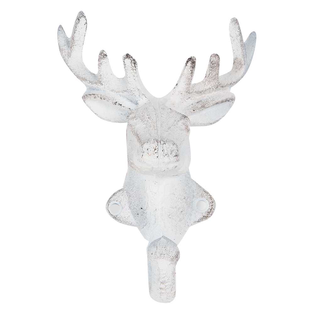 Crochet à vêtements tête de chevreuil 6 po