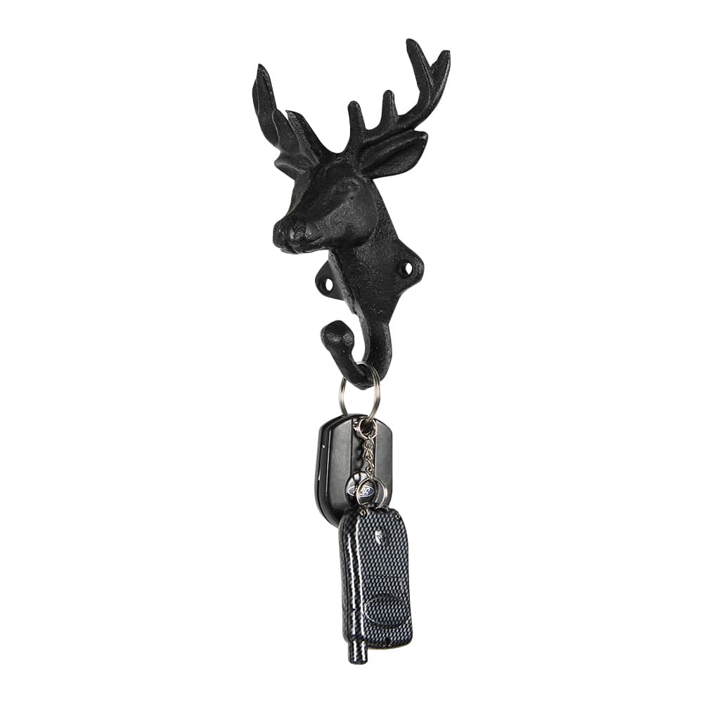 Crochet à vêtements tête de chevreuil 6 po