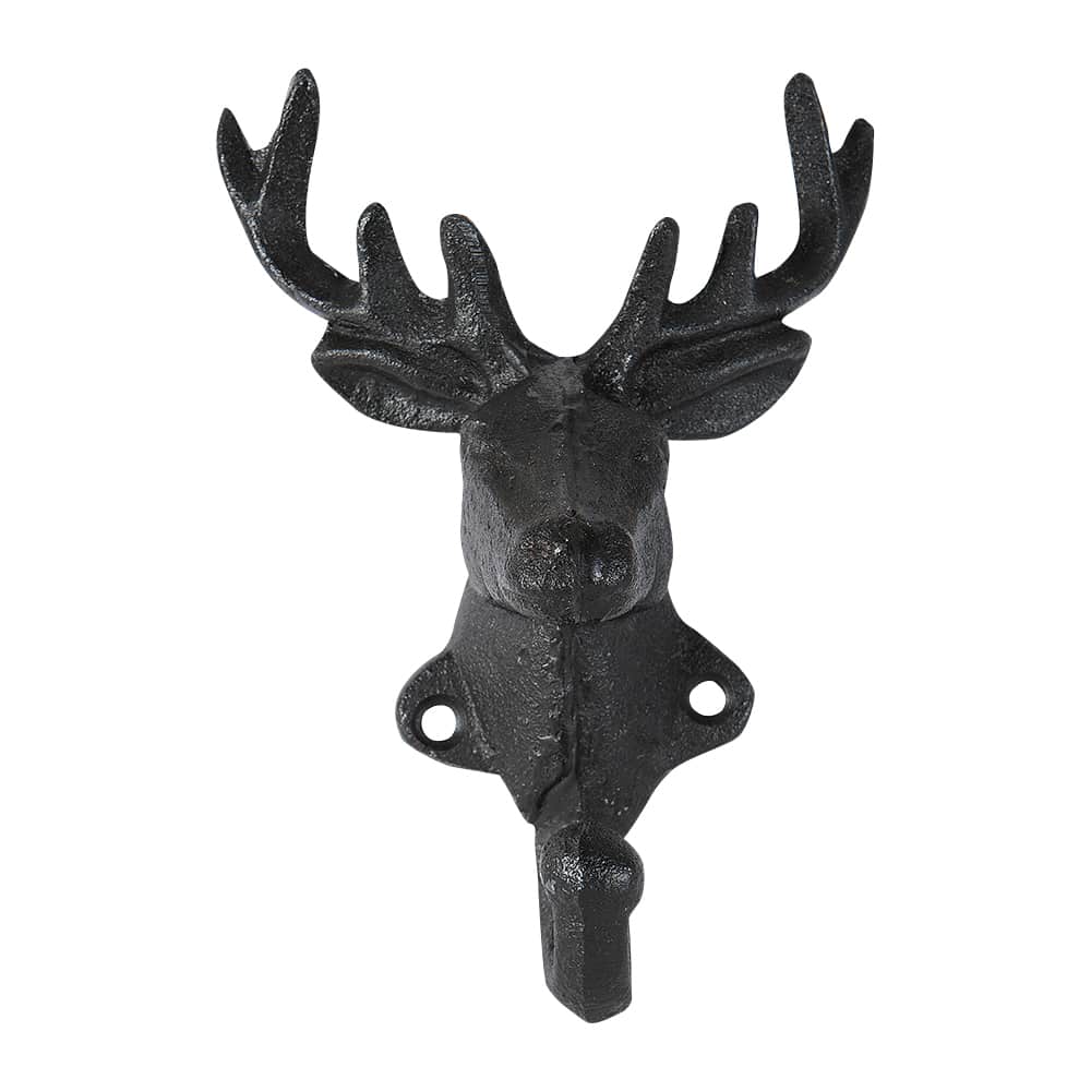 Crochet à vêtements tête de chevreuil 6 po