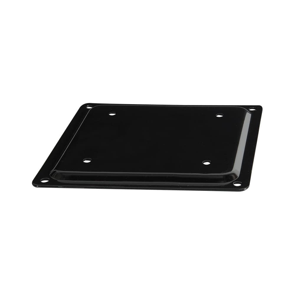 Plaque de fixation pour patio noir 6 po x 6 po PYLEX