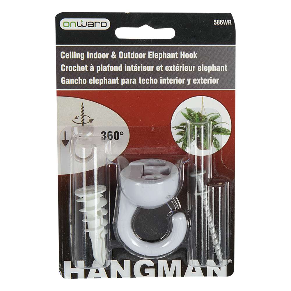 Crochet à plafond éléphant